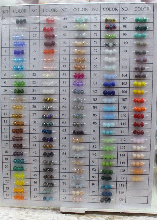 Crystal Colors Card