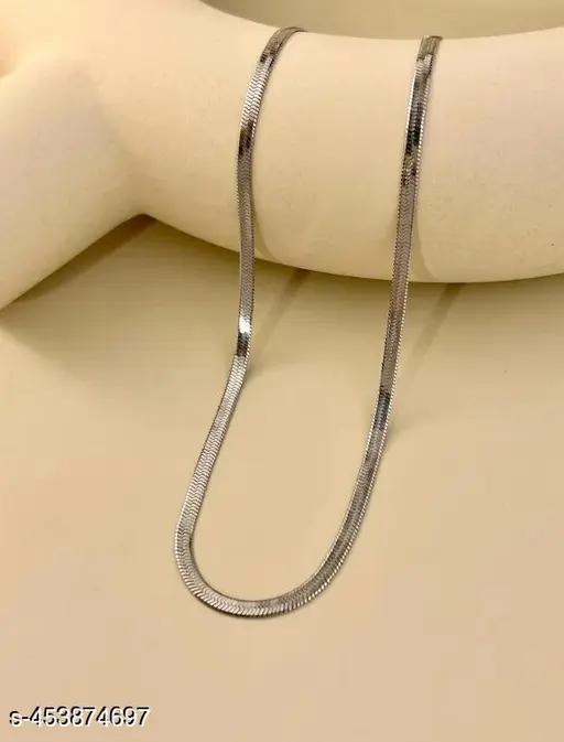 Stainless Steel Snack Unisex Chain 3 number