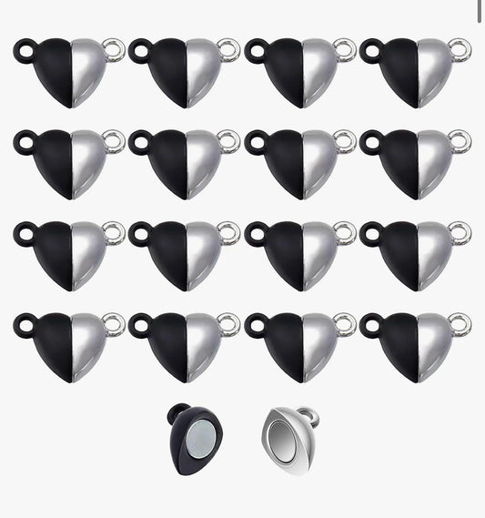 Premium Magnetic Heart Charm for bracelet, Size: Free,