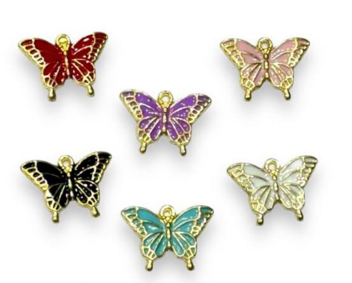 Butterfly  CHARMS SIZE 11 MM