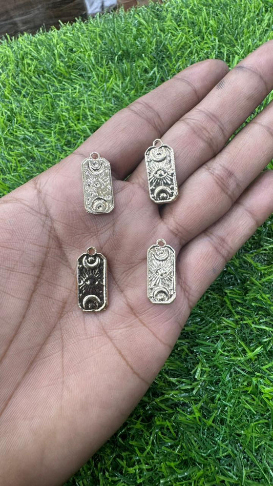 Sun and Moon Celestial Tag Charms (Pack of 5)