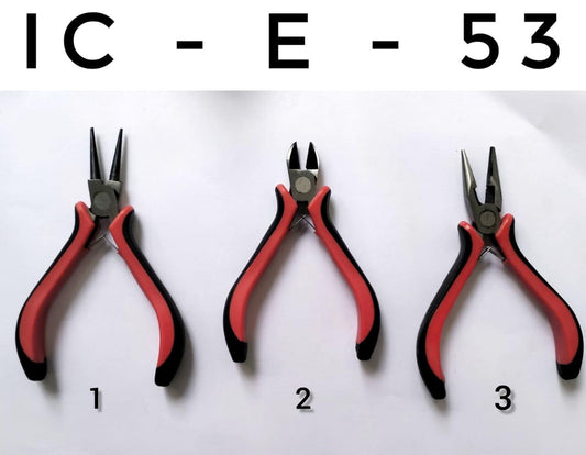 3-Piece Essential Jewelry Making Tool Set - Pliers, Cutters, and Snips