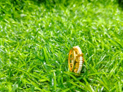 Kundan Enamel Round Designer Beads – (Pack of 12)