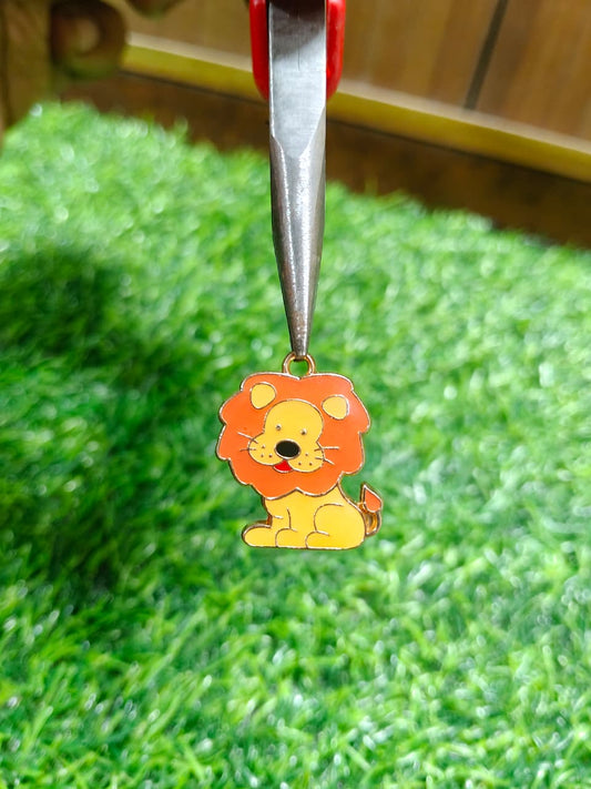 Lion Enamel Charms | Jewelry Making Raw Material