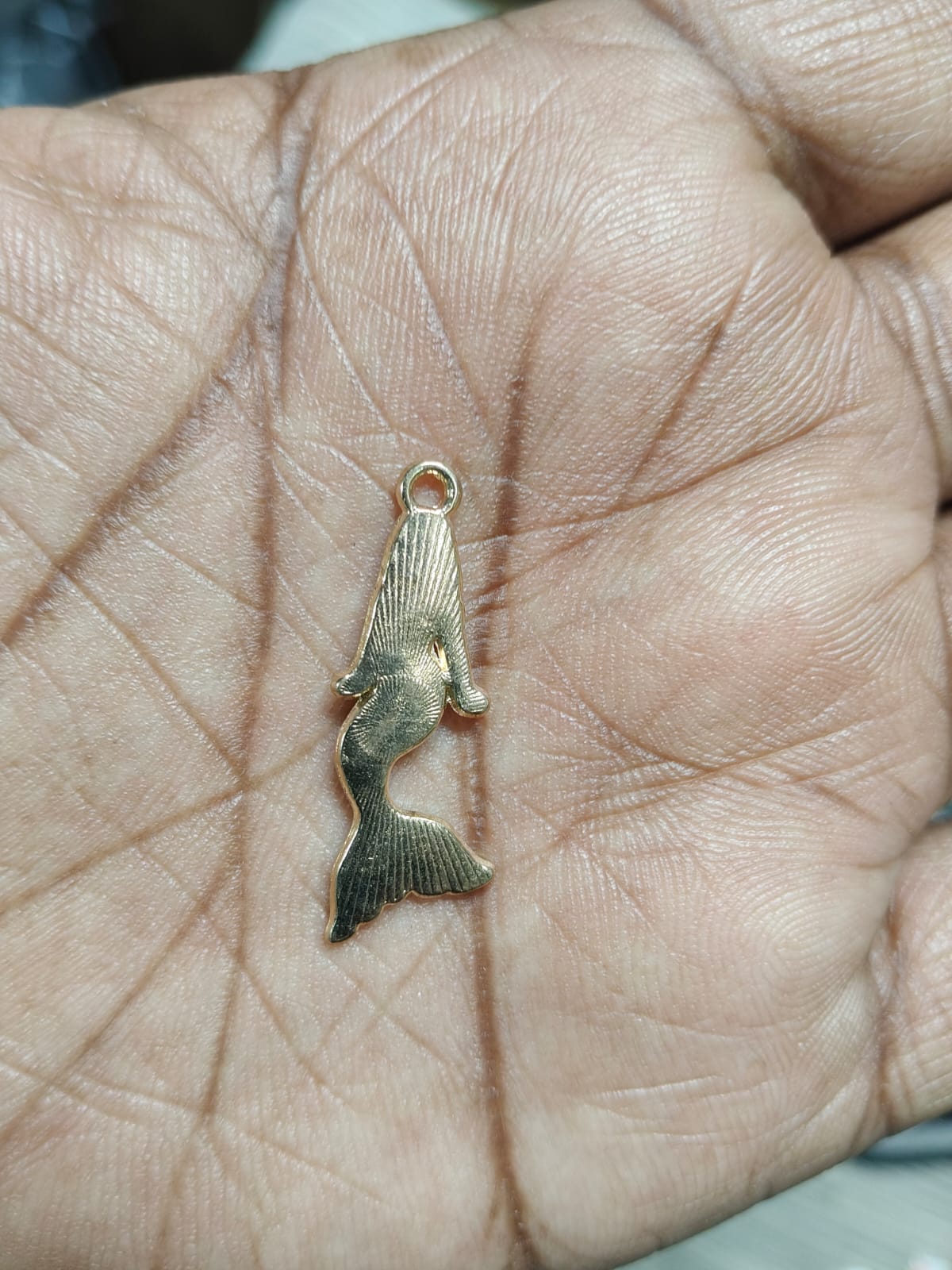 NAGNESHI Mermaid Enamel Charms Metal Pendant for Jewelry Making