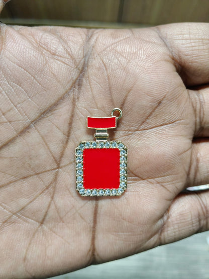 Luxury Charms | Perfume Charms | Bottle Charms | Red Charms