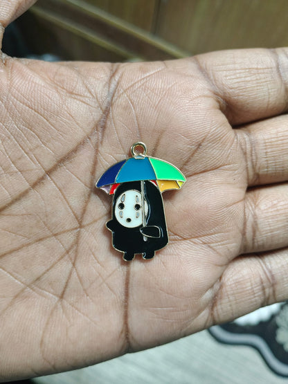 NAGNESHI Rainbow Umbrella Pendant Charms for Jewelry Making, DIY Earrings, Bracelets, Necklaces, and Crafts