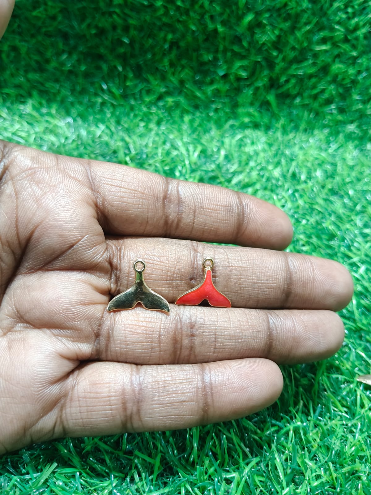 Whale Tail Charms | Mermaid Tail | Fish Tail | Enamel Charms