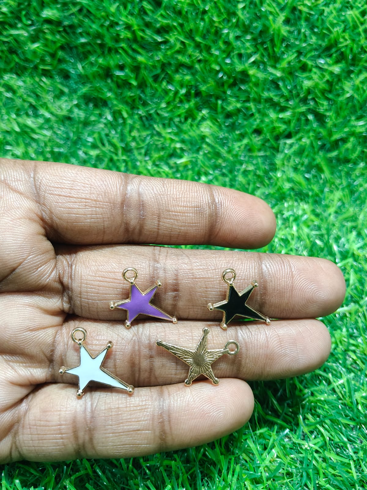 Star Charms | DIY Charms | Jewelry Making, Charm | Mixed Enamel Star Charms