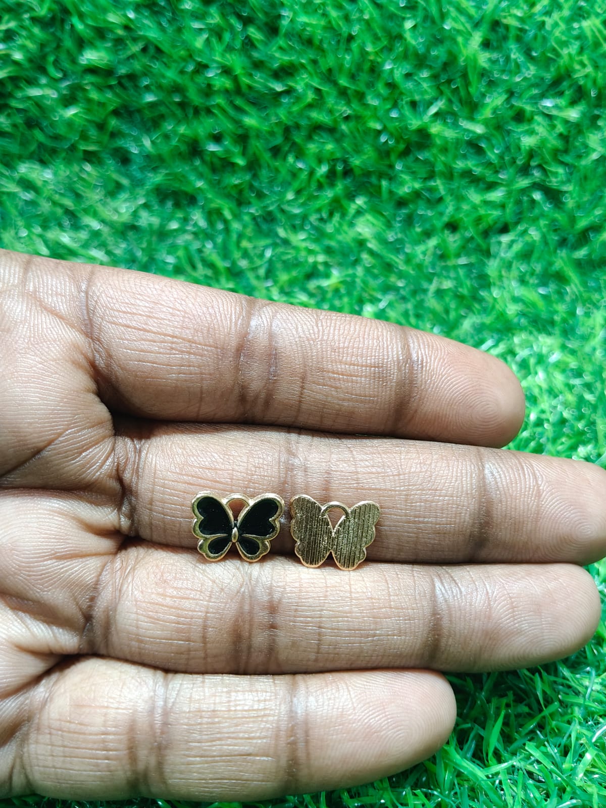 Butterfly Charms | Black and White Charms | Enamel Charms