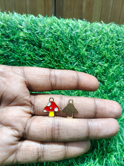 Mushroom Charms | Enamel Charms