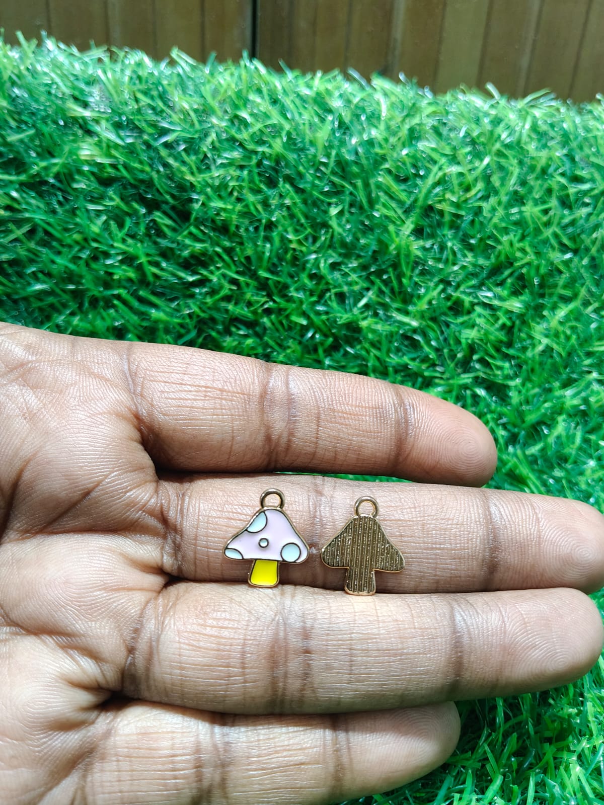 Mushroom Charms | Enamel Charms