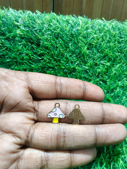 Mushroom Charms | Enamel Charms
