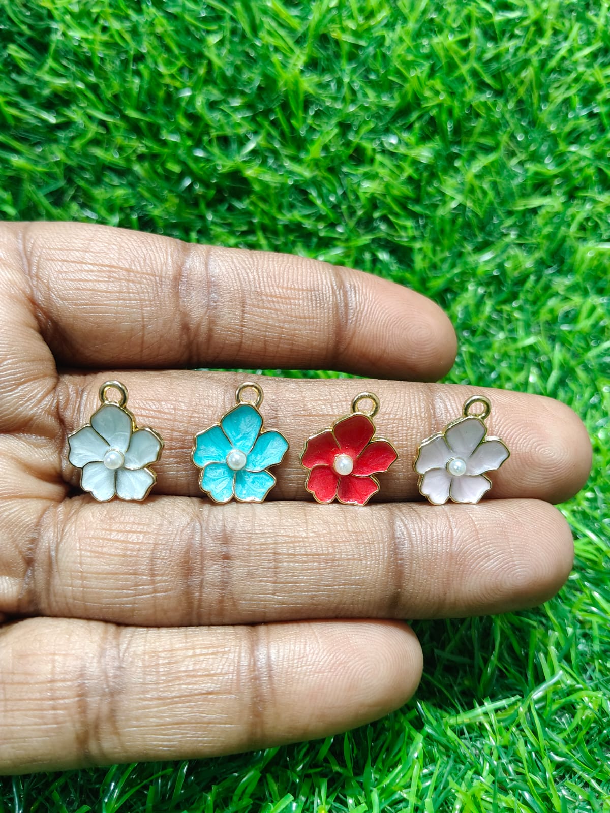 Flower Charms | Enamel Charms