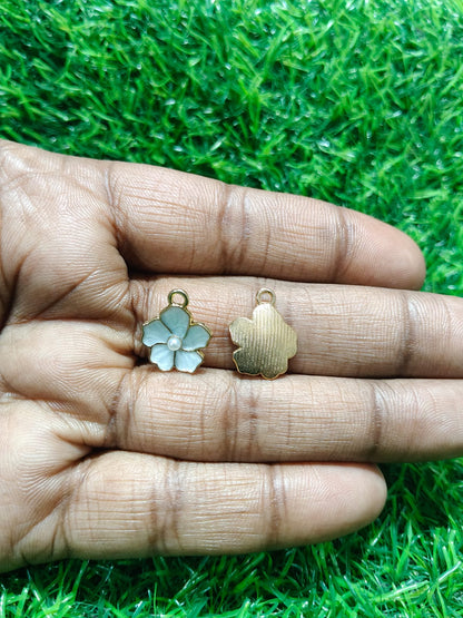 Flower Charms | Enamel Charms