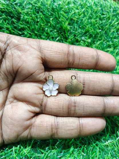 Flower Charms | Enamel Charms