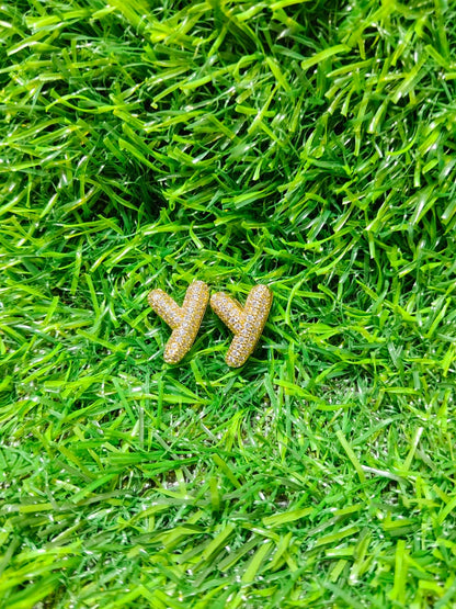 Customizable Initial Charms for Bracelets - A TO Z Gold-Tone Alphabet Letters