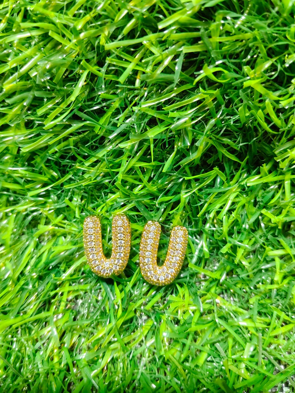 Customizable Initial Charms for Bracelets - A TO Z Gold-Tone Alphabet Letters