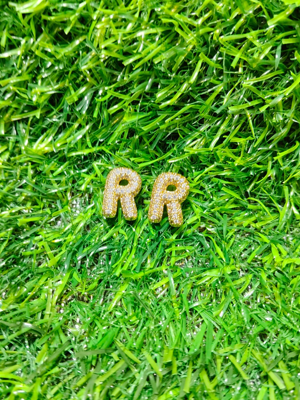 Customizable Initial Charms for Bracelets - A TO Z Gold-Tone Alphabet Letters