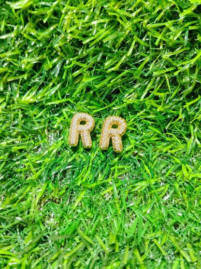 Customizable Initial Charms for Bracelets - A TO Z Gold-Tone Alphabet Letters