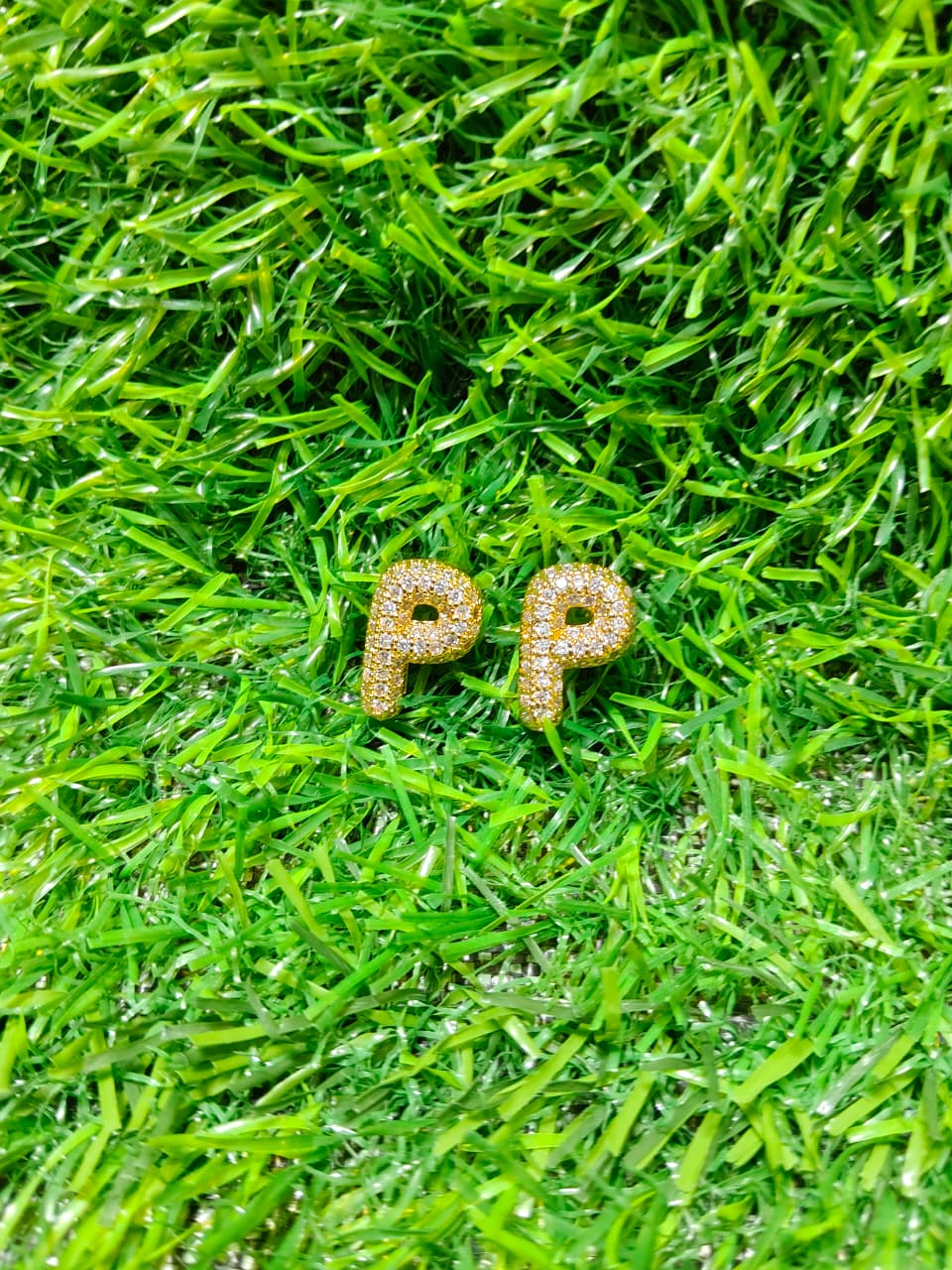 Customizable Initial Charms for Bracelets - A TO Z Gold-Tone Alphabet Letters