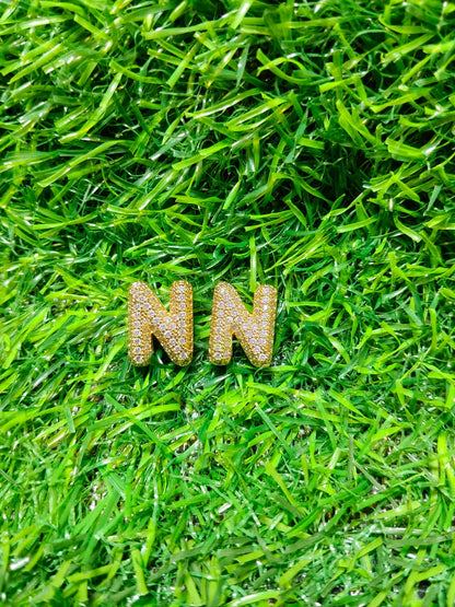 Customizable Initial Charms for Bracelets - A TO Z Gold-Tone Alphabet Letters