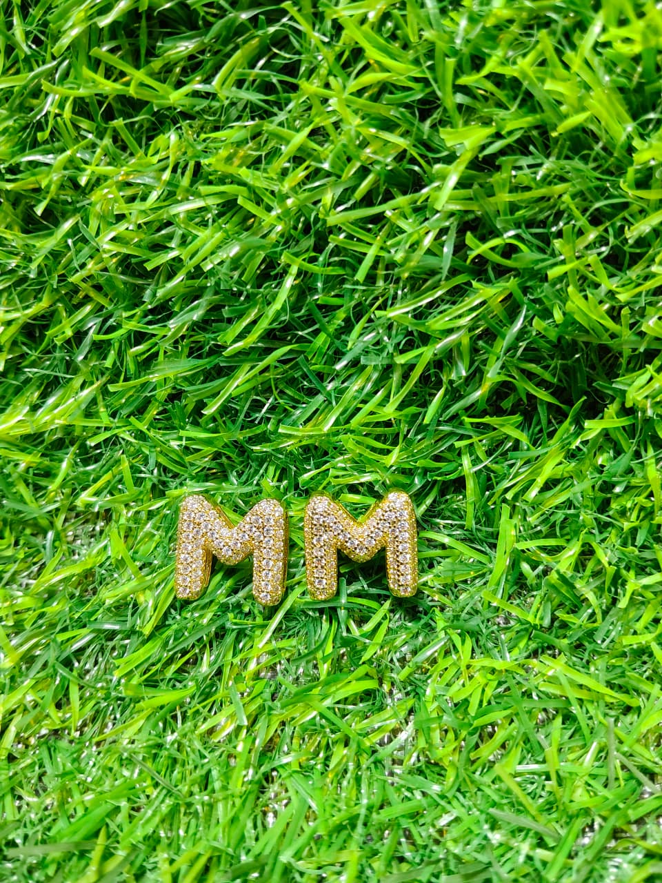 Customizable Initial Charms for Bracelets - A TO Z Gold-Tone Alphabet Letters