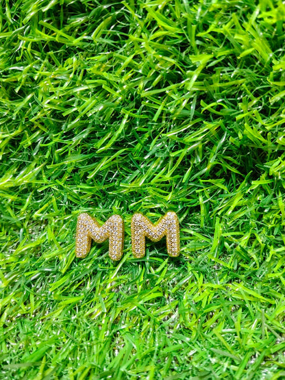 Customizable Initial Charms for Bracelets - A TO Z Gold-Tone Alphabet Letters