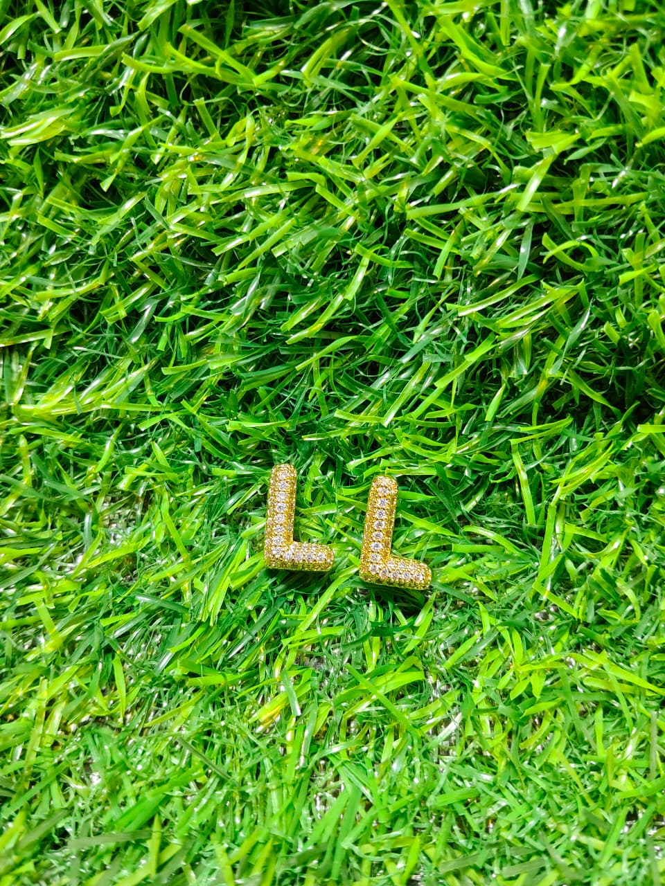 Customizable Initial Charms for Bracelets - A TO Z Gold-Tone Alphabet Letters