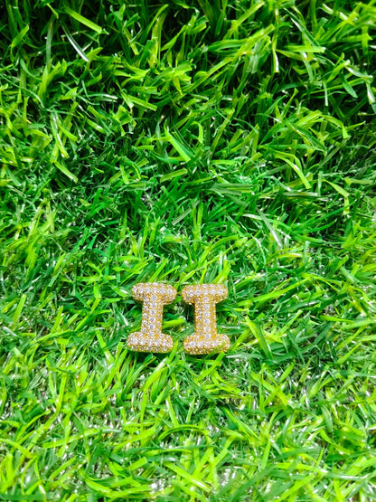 Customizable Initial Charms for Bracelets - A TO Z Gold-Tone Alphabet Letters