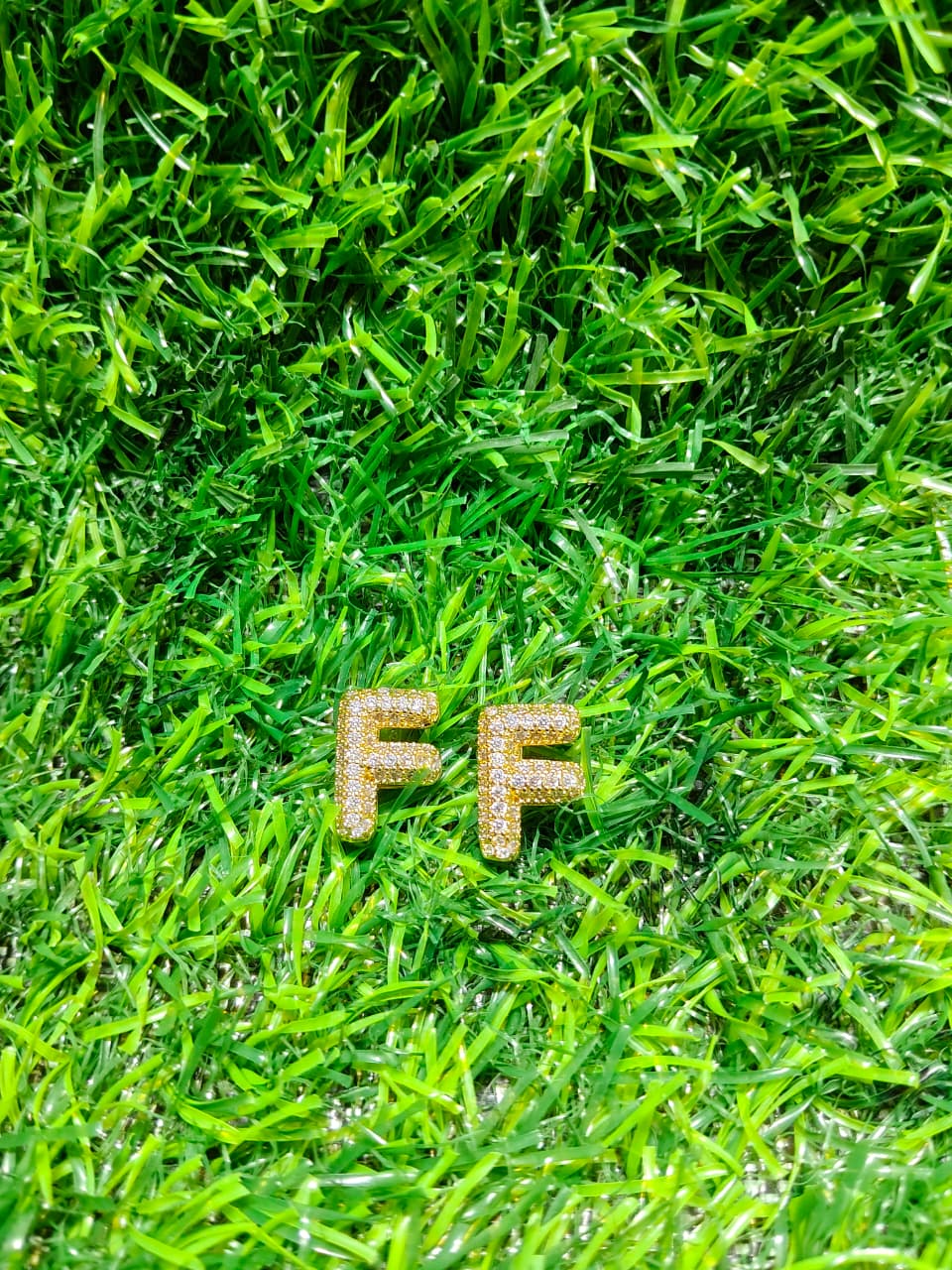 Customizable Initial Charms for Bracelets - A TO Z Gold-Tone Alphabet Letters