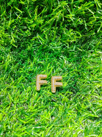 Customizable Initial Charms for Bracelets - A TO Z Gold-Tone Alphabet Letters