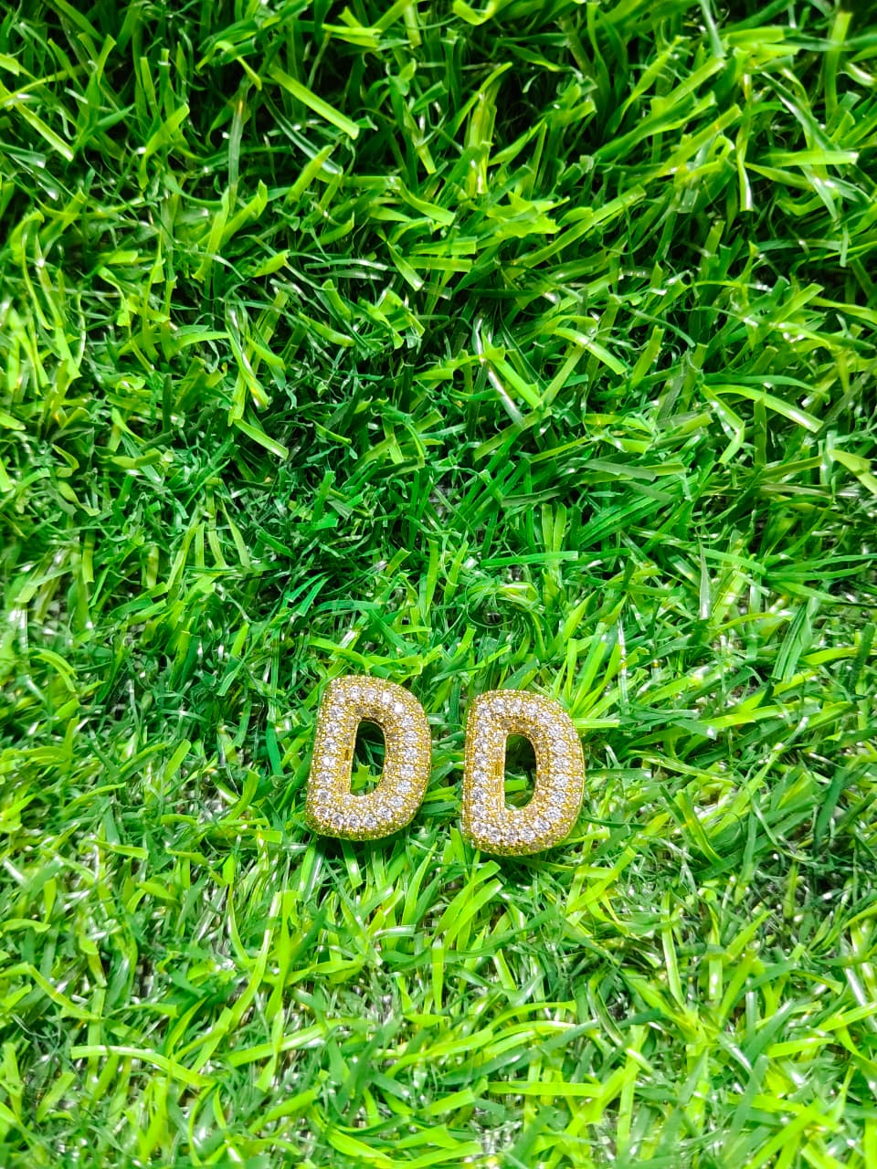 Customizable Initial Charms for Bracelets - A TO Z Gold-Tone Alphabet Letters