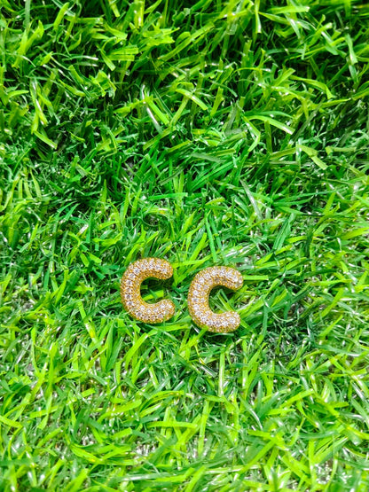 Customizable Initial Charms for Bracelets - A TO Z Gold-Tone Alphabet Letters