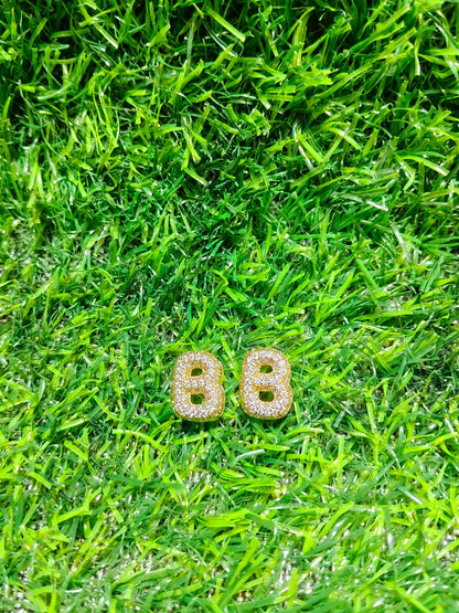 Customizable Initial Charms for Bracelets - A TO Z Gold-Tone Alphabet Letters