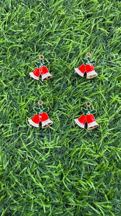 Christmas Theme Enamel Charms | Pack of 25 | Jewelry Making & DIY Craft Supplies