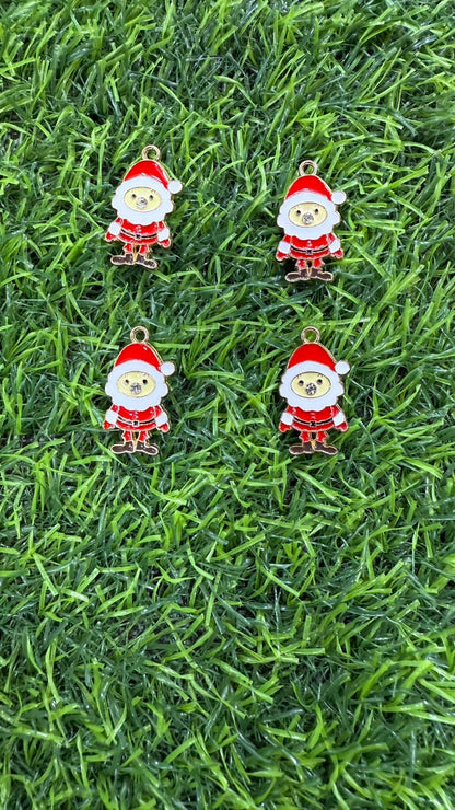 Christmas Theme Enamel Charms | Pack of 25 | Jewelry Making & DIY Craft Supplies