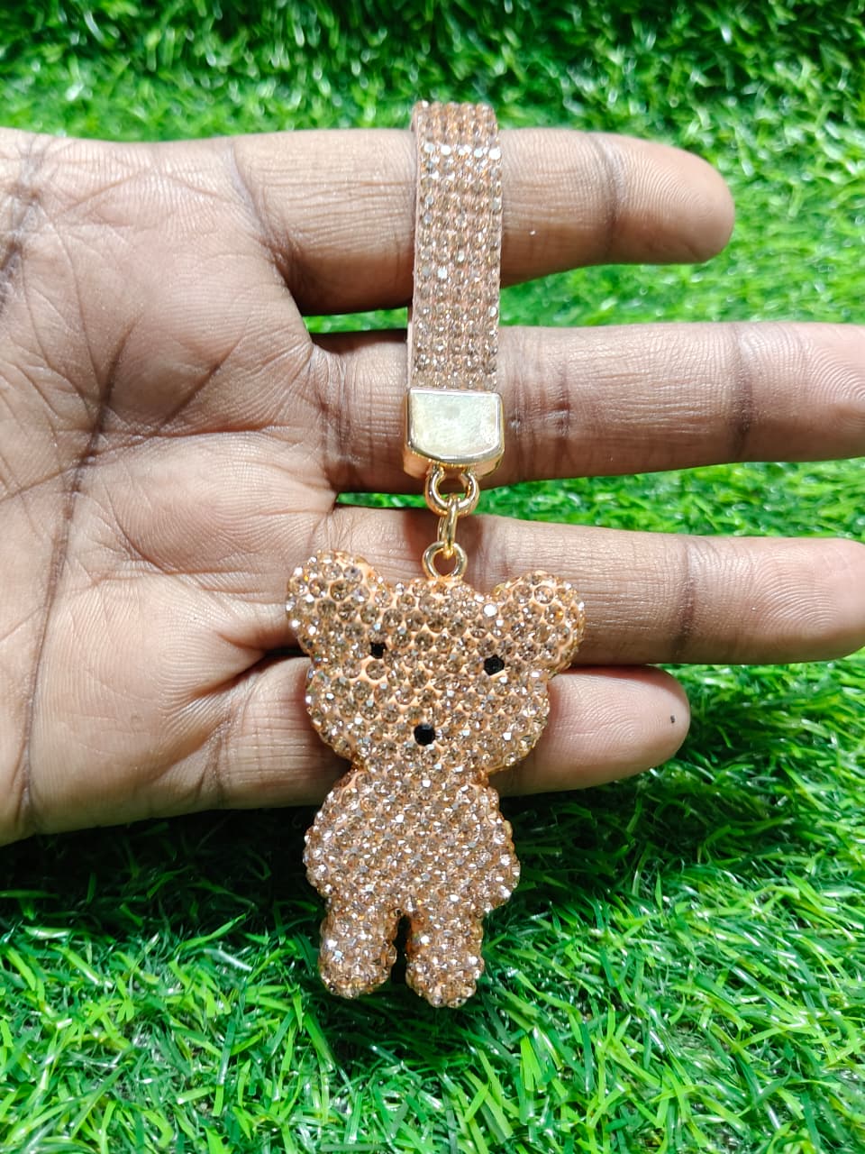 Shine Bright Teddy Bear Bling Charm