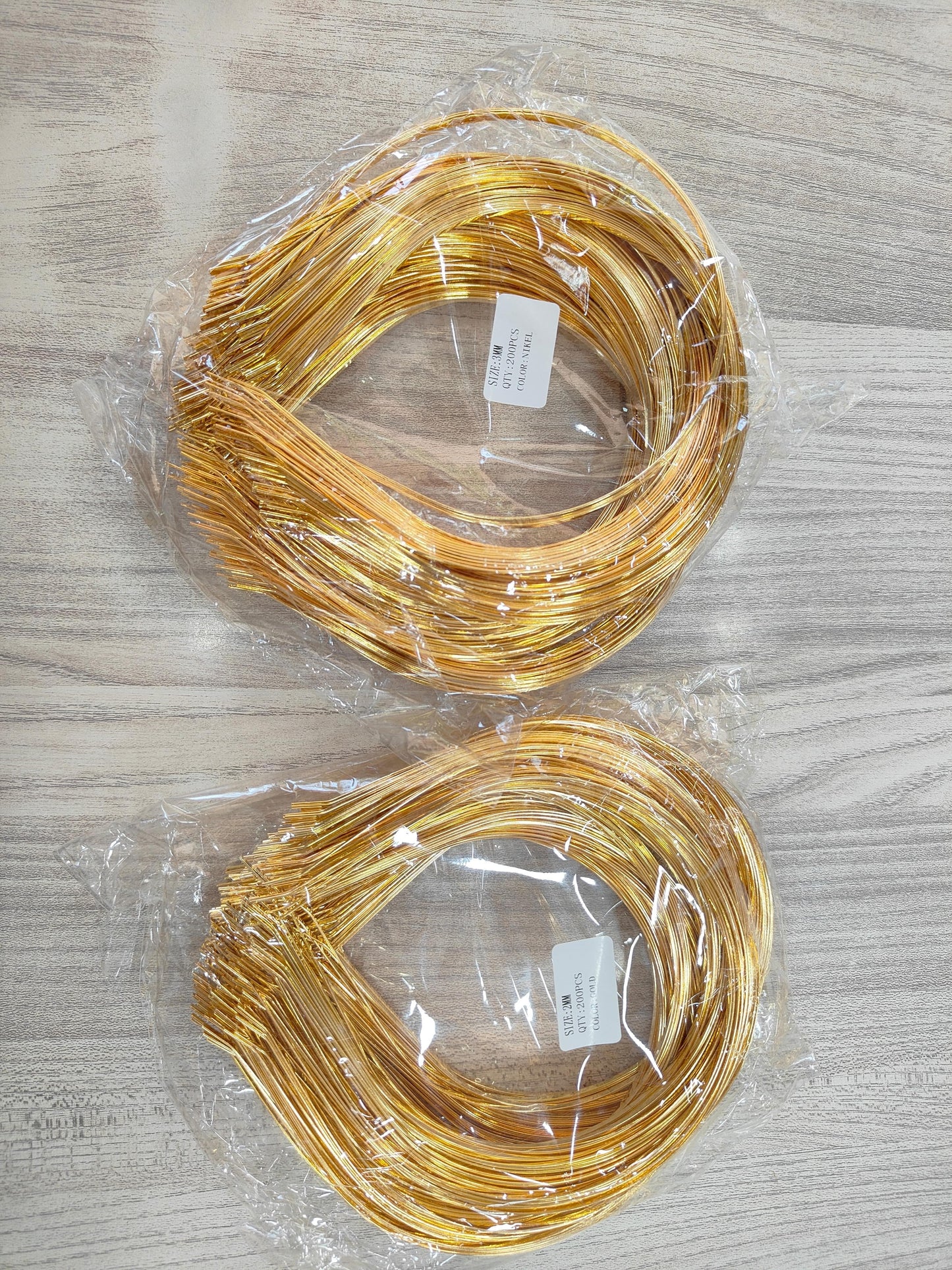 Hairband metal gold