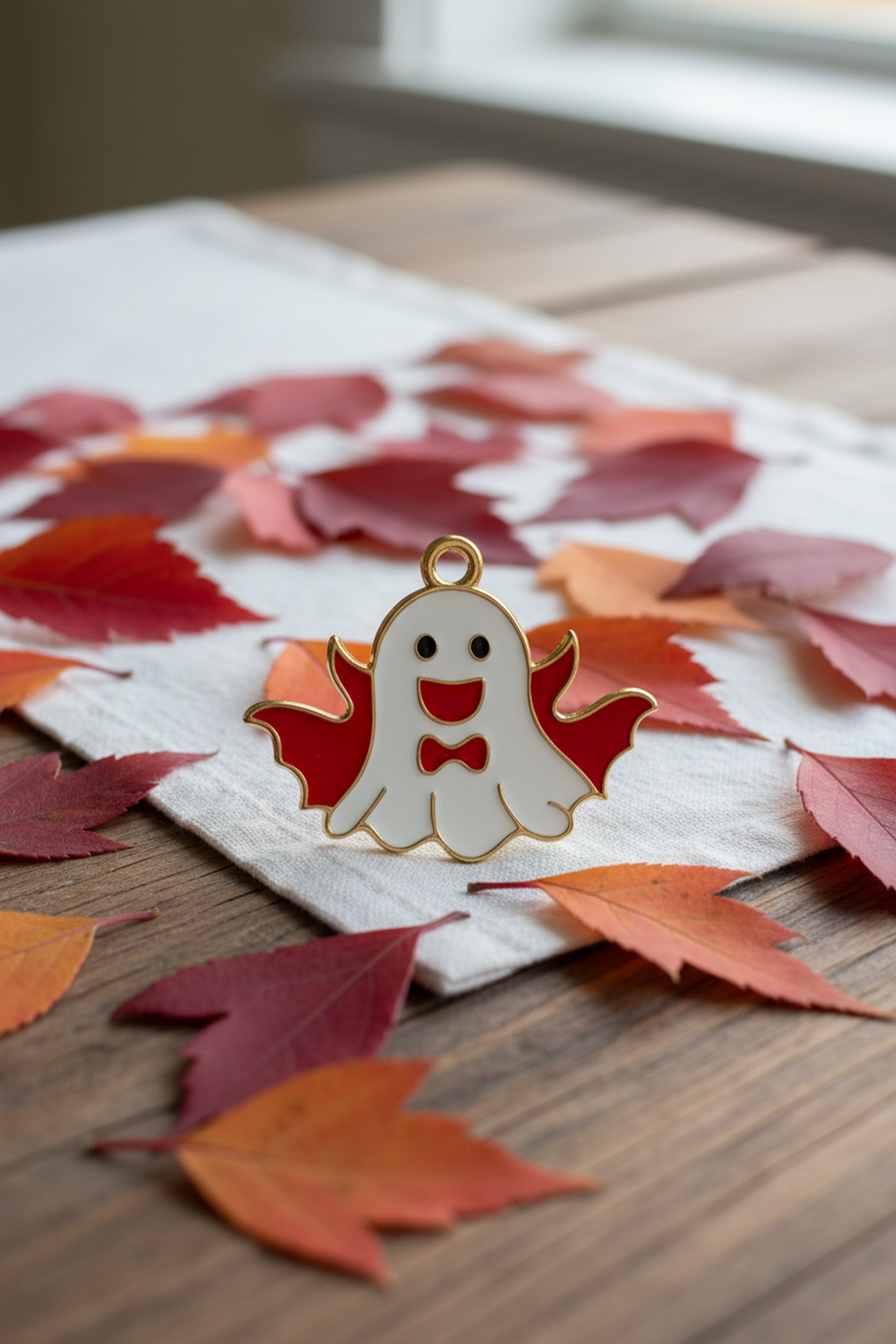 NAGNESHI Cute Vampire Ghost Enamel Charms for Jewelry Making, DIY Earrings, Bracelets, Necklaces, and Crafts