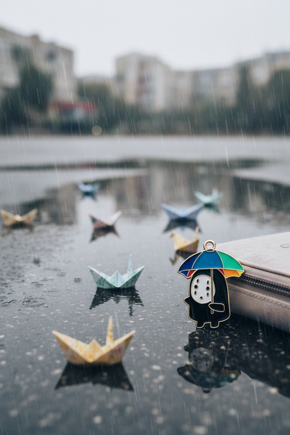 NAGNESHI Rainbow Umbrella Pendant Charms for Jewelry Making, DIY Earrings, Bracelets, Necklaces, and Crafts