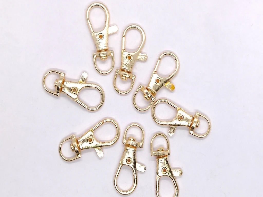 Golden Metallic Lobster Clasps